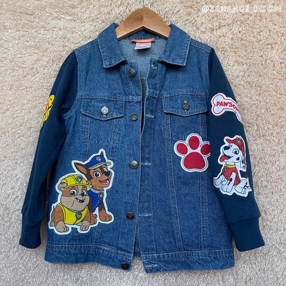 Paw Patrol Kids Denim Jacket 5T - Picture 1 of 13